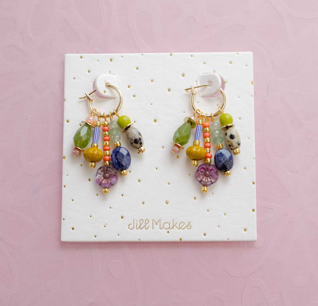 Charm Dangle Earrings - Quinn JM512