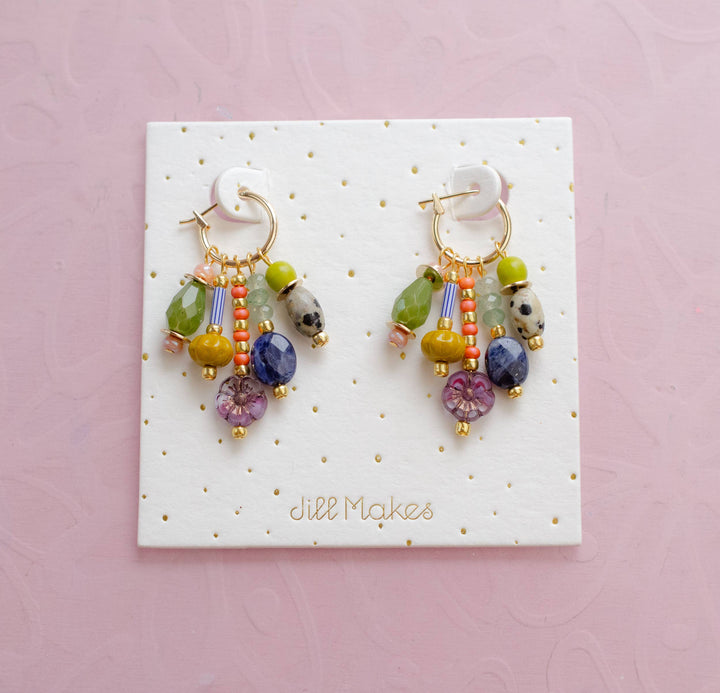 Charm Dangle Earrings - Quinn JM512