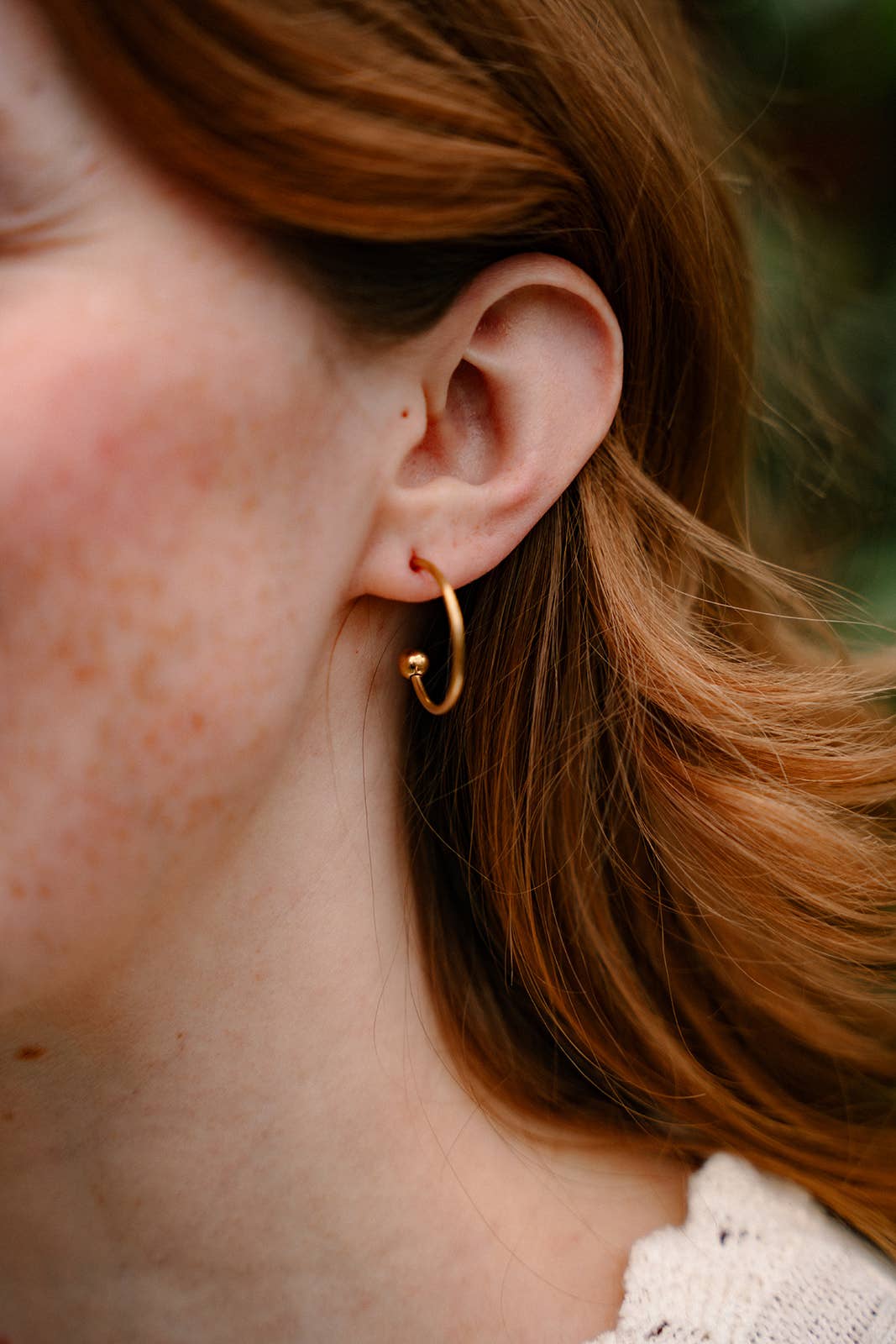 Primrose Hoops - Tangerine Orange // Spring, Summer Jewelry