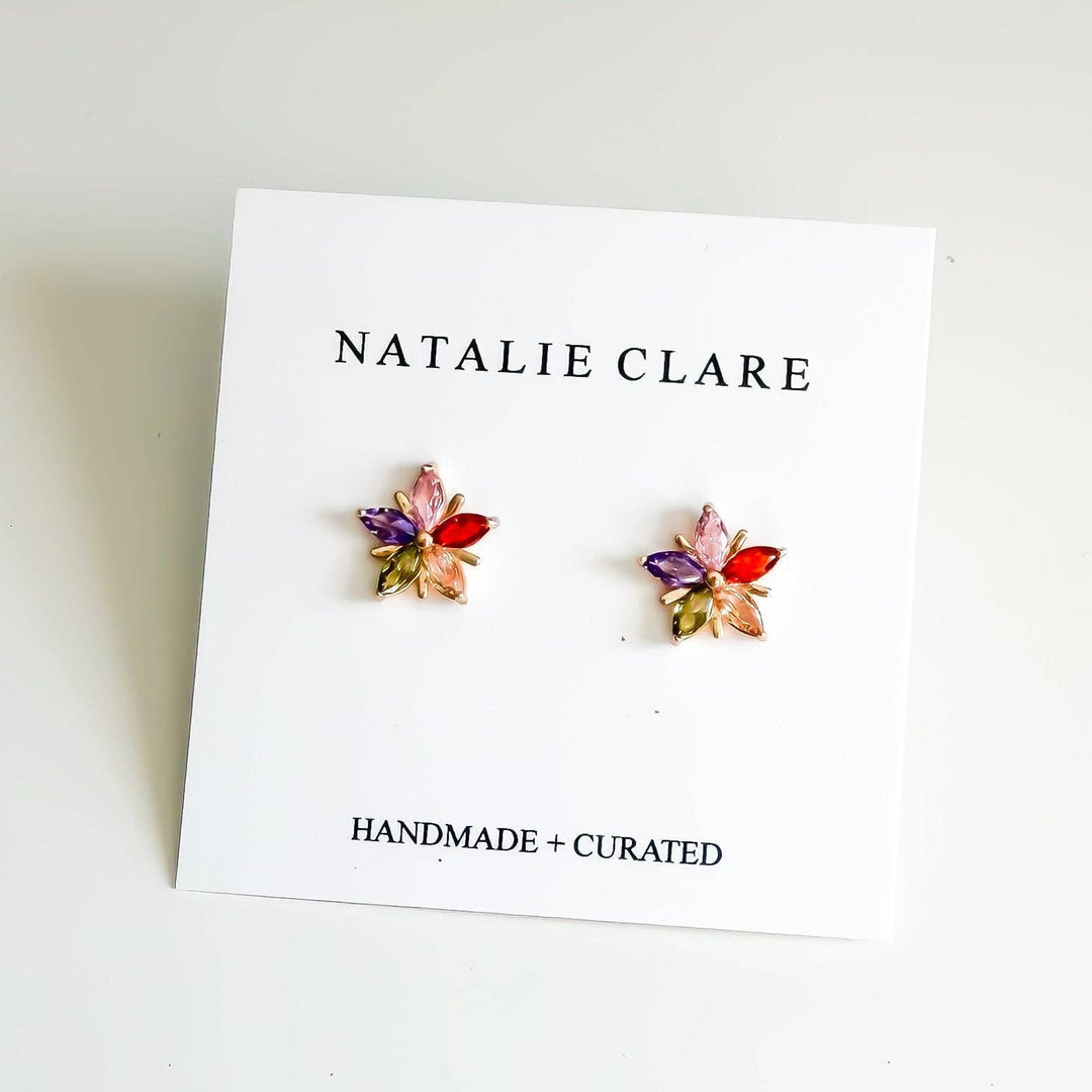 Star Gemstone Stud Earrings NC233