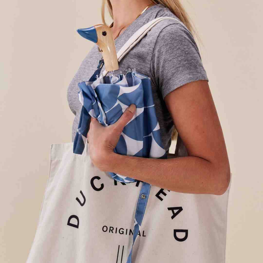 Denim Moon Eco-Friendly Duck Umbrella