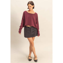Load image into Gallery viewer, Wide Neck Sweater HYF10