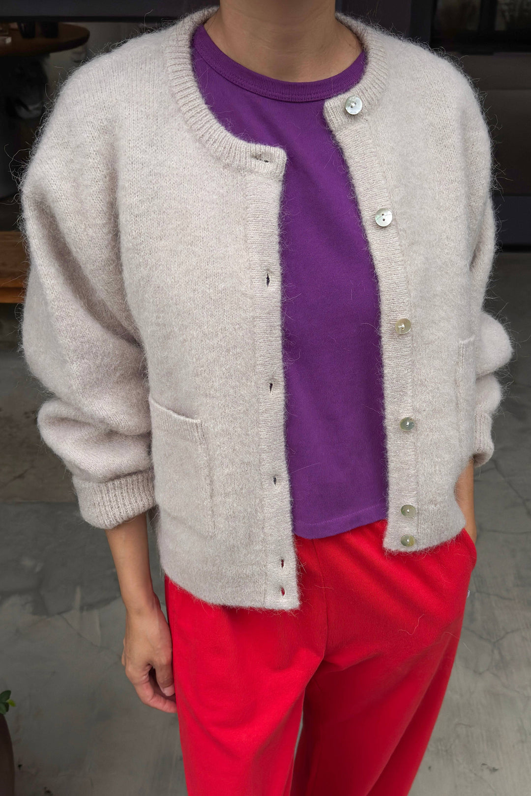 Amélie Alpaca Cardigan