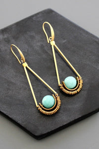 KYLE39 amazonite earrings