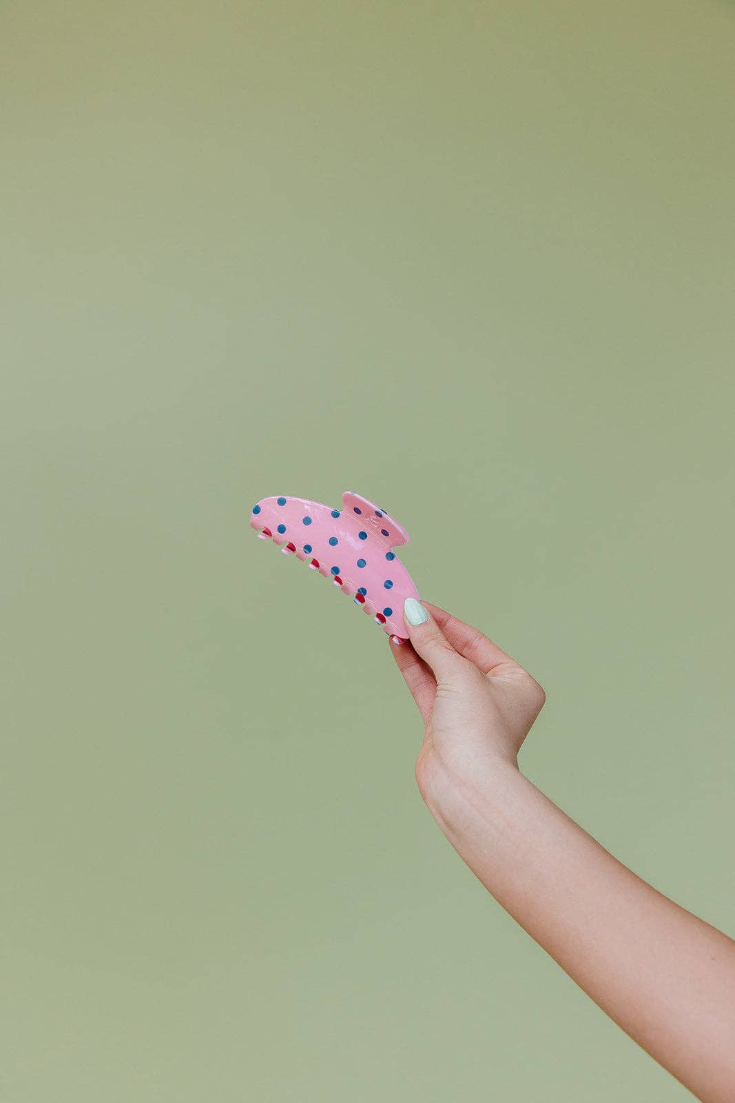 POLKA DOT &amp; STRIPED OVERSIZED CLAWS KX22