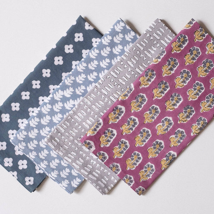 Malin Jewel Block Printed Napkins GM995