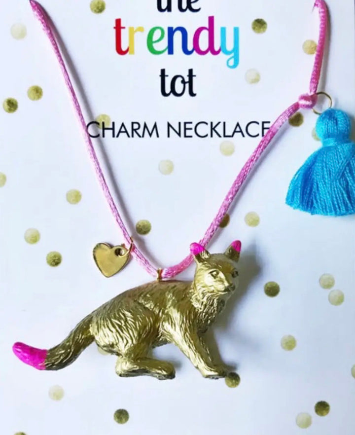 Cat Tassel Necklace