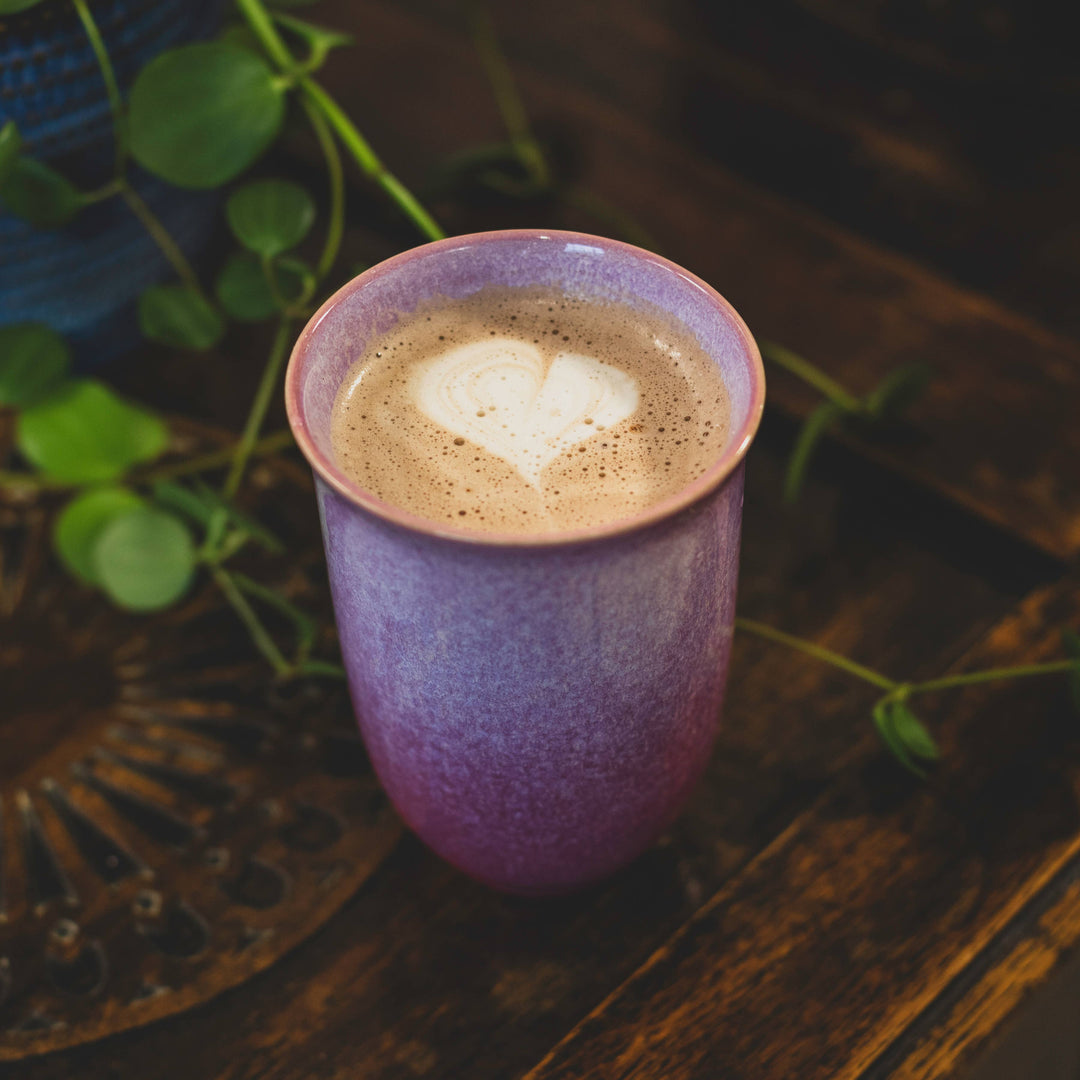 Astral Bloom Ceramic Travel Mug – 12oz Reusable Cup NV27