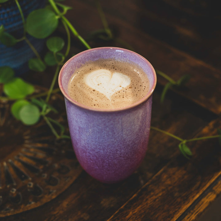 Astral Bloom Ceramic Travel Mug – 12oz Reusable Cup NV27
