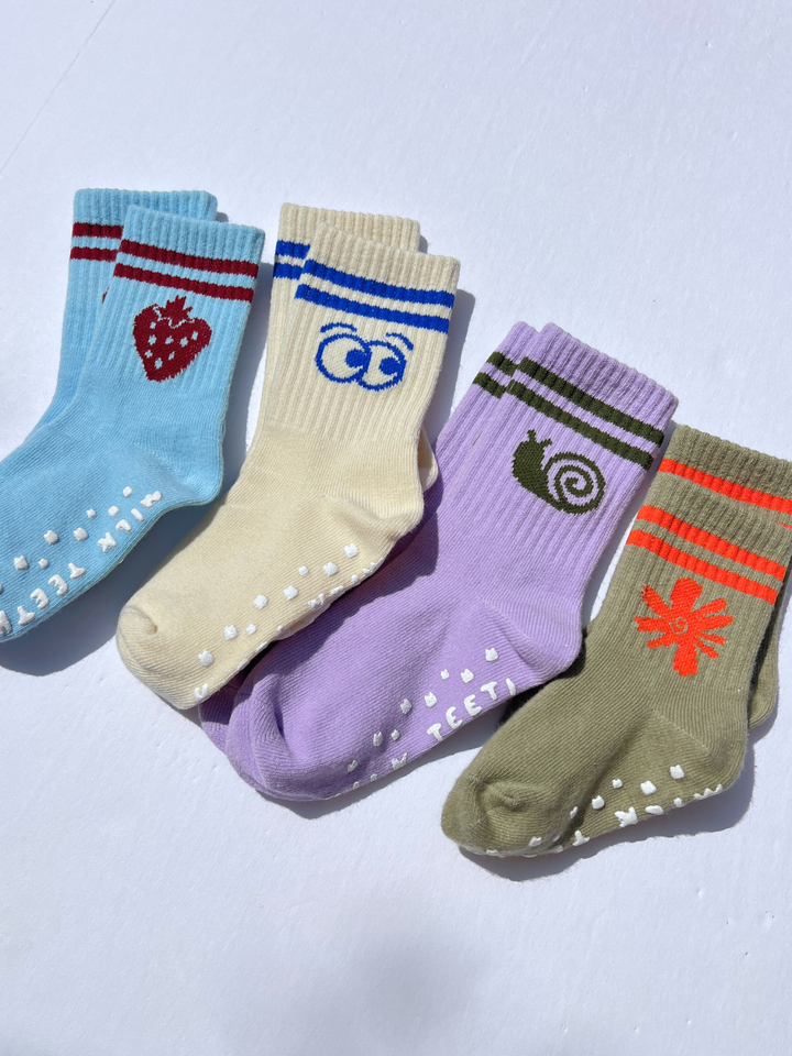 RIBBED GRIP SOCK