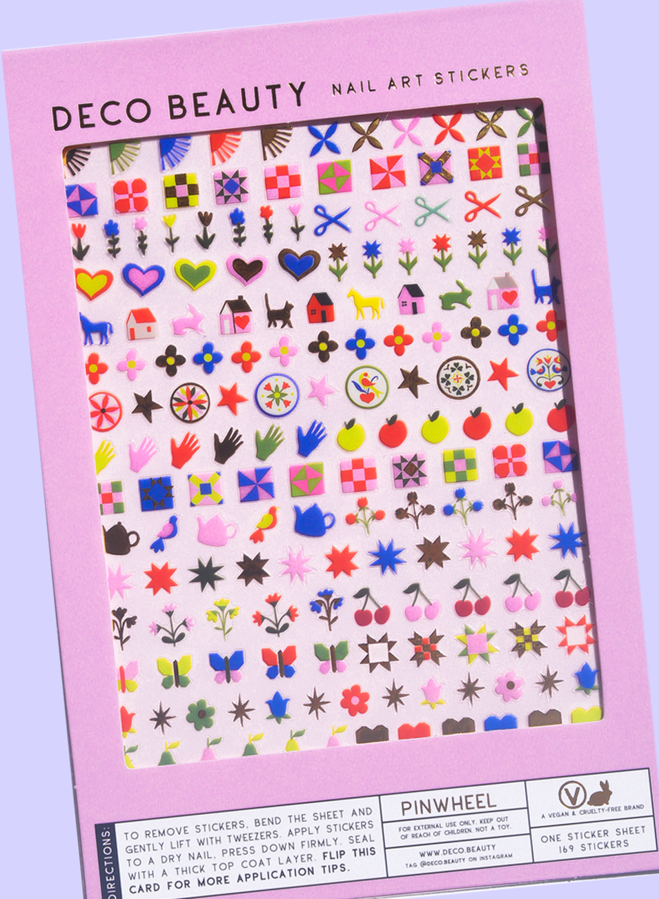 Nail Art Stickers - PINWHEEL