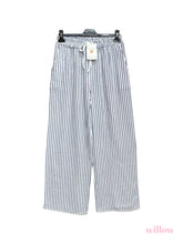 Load image into Gallery viewer, Striped cotton gauze pants