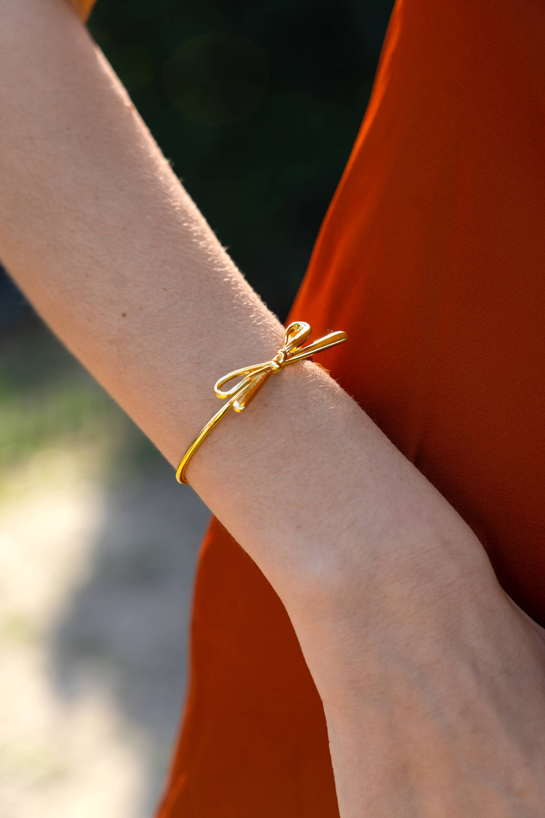 Ballet Core Bow Cuff - 18K Gold Plated PJ776