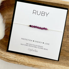 Load image into Gallery viewer, Ruby Silk Bracelet