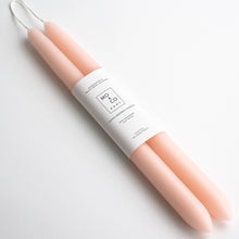Load image into Gallery viewer, Pink Rose | Dipped Beeswax Taper Candles | All Natural, Hand