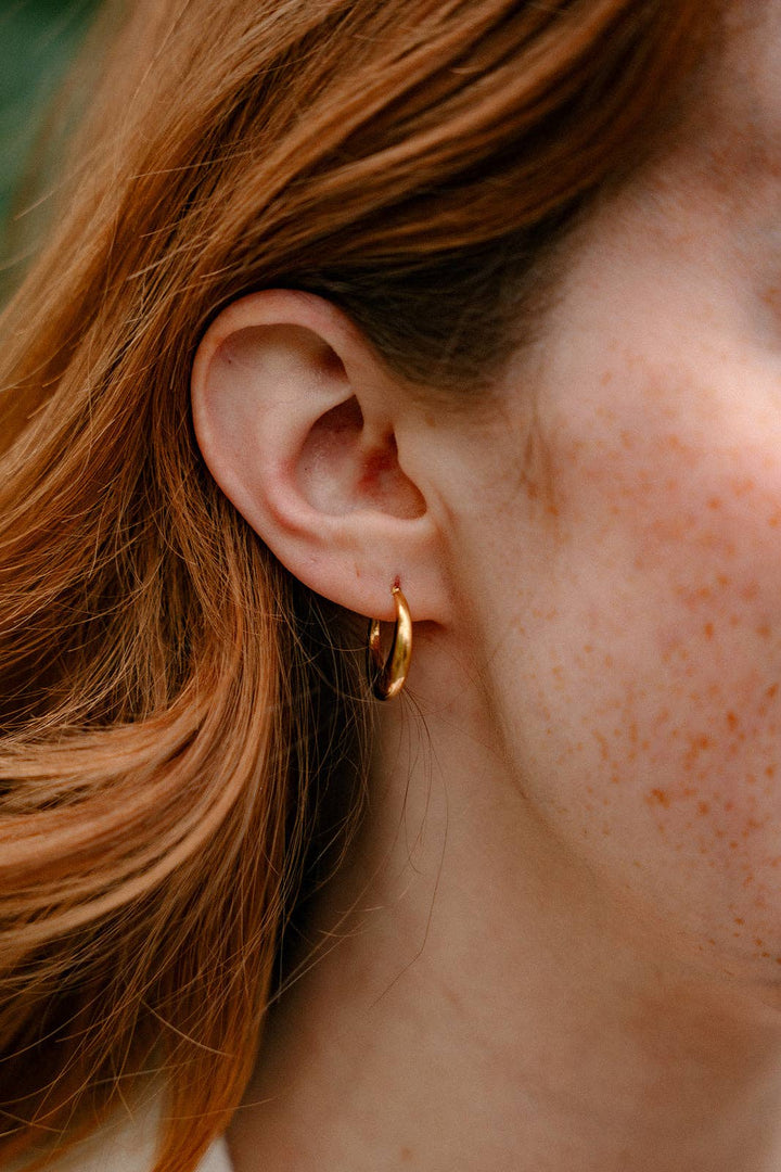 Luxe Selena Hoops   - Gold // Everyday basics, Jewelry