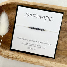 Load image into Gallery viewer, Sapphire Silk Bracelet