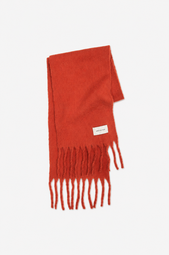 The Reykjavik Scarf - 100% Recycled - Red Earth - FW26