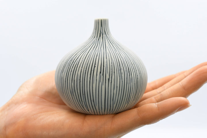 192W27 CONGO TINY S-Handcrafted Porcelain Bud Vase