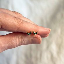 Load image into Gallery viewer, The Green Winged Earrings NC235