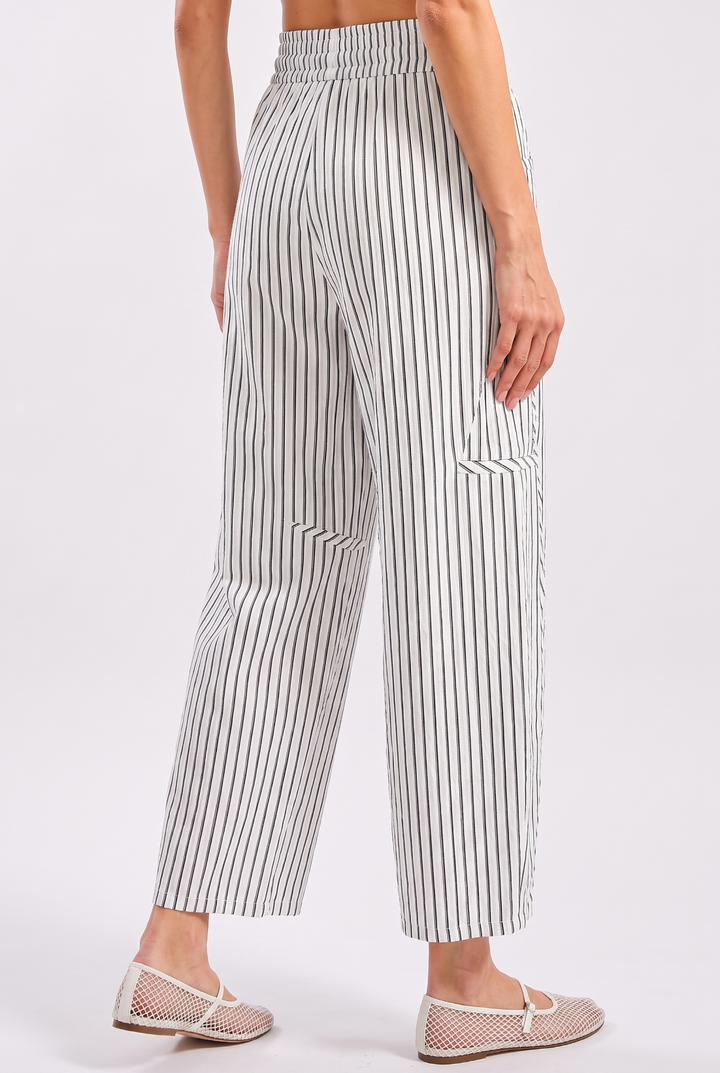CB168 Pinstripe Drawstring Pants