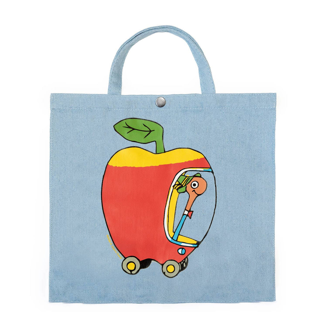 3P4 x Richard Scarry® - Apple Car Market Tote SC537