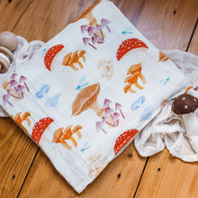 Load image into Gallery viewer, Mushrooms Baby Swaddle CT24