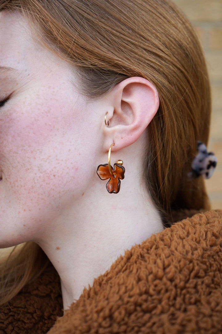 Magnolia Hoops - Amber // Jewelry, Earrings, Fall SS236