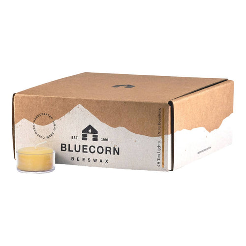 Pure Beeswax Tea Light Candles – Eco-Friendly Holiday Decor