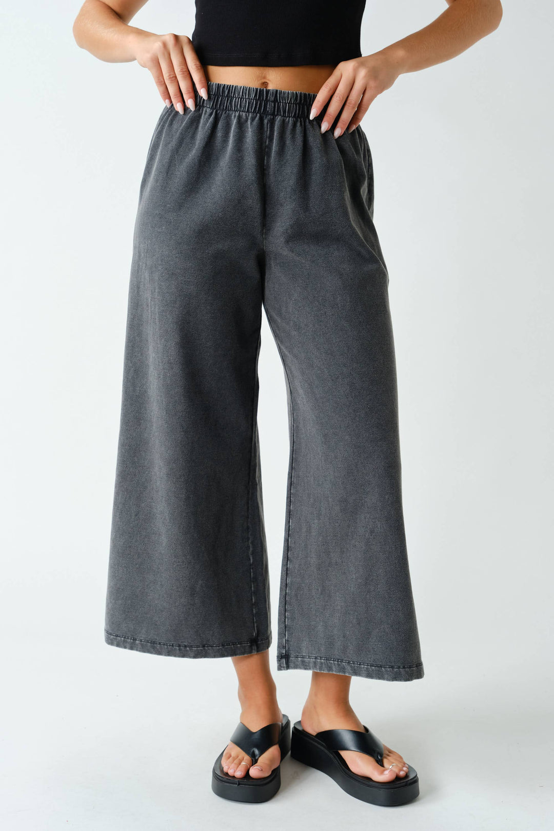 Daydrift Stretch-Denim Knit Pants MN6