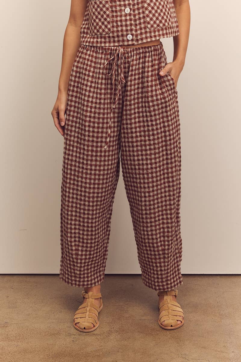Drawstring easy pants