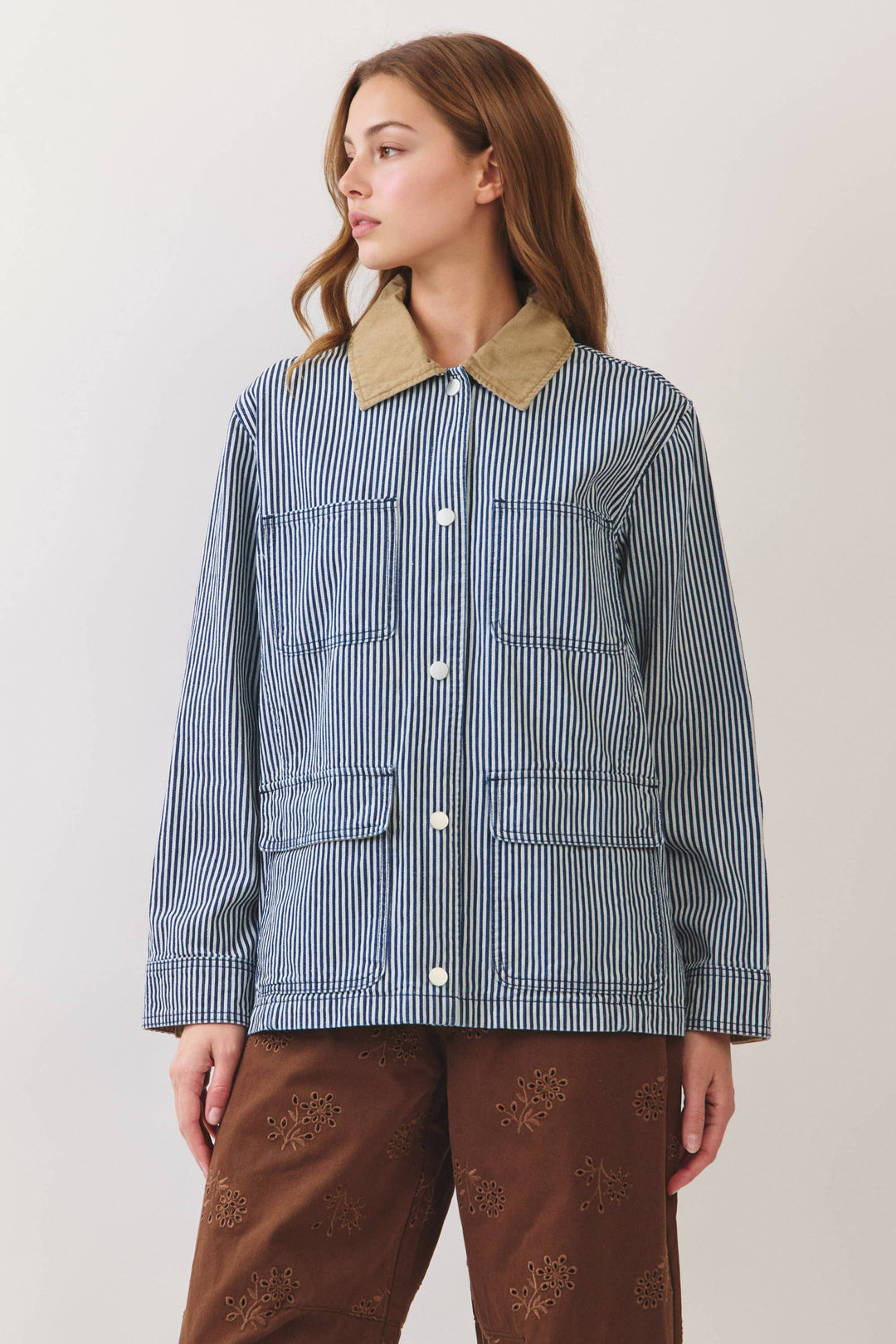 CS113 BARN STRIPED JACKET