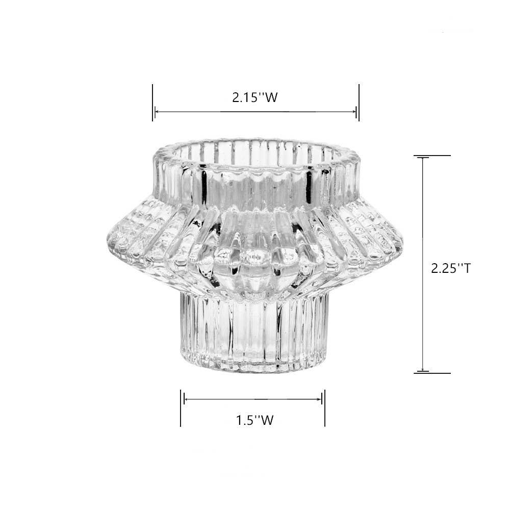 Taper/Tea Light Candlesticks, Stackable/Revers CandleHolders H66