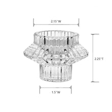 Load image into Gallery viewer, Taper/Tea Light Candlesticks, Stackable/Revers CandleHolders H66