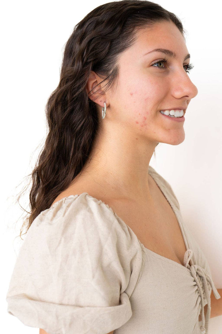 Cam Mini Hoops - Sage // Jewelry, Earrings, Fall SS89