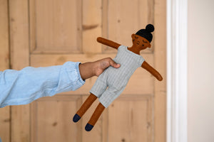 Cotton Knit Doll: Buddy Aqua