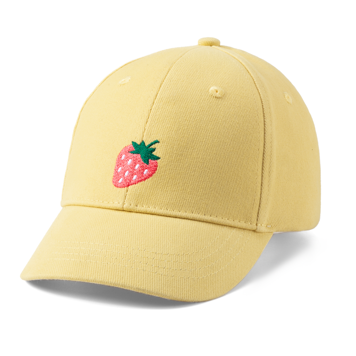 Kids Baseball Hat - Red Strawberry - 3-7 years PP438