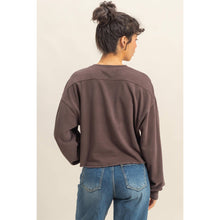 Load image into Gallery viewer, Cropped Crewneck Sweatshirt HYF11