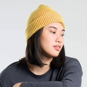 Simple Grid Knit Beanie VR24