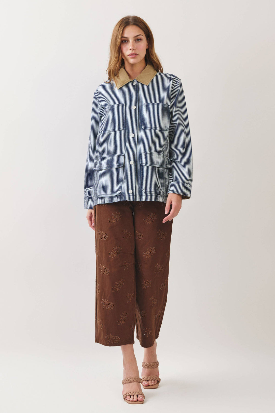 CS113 BARN STRIPED JACKET
