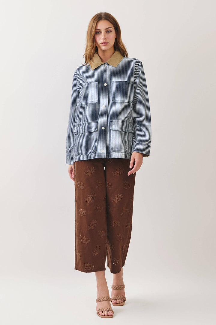 CS113 BARN STRIPED JACKET
