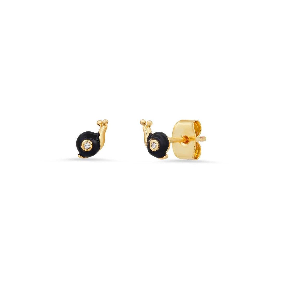 Enamel Snail Studs TJ23