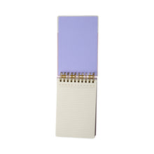 Load image into Gallery viewer, Large Chunky Notepad - Lilac + Ochre Stripes