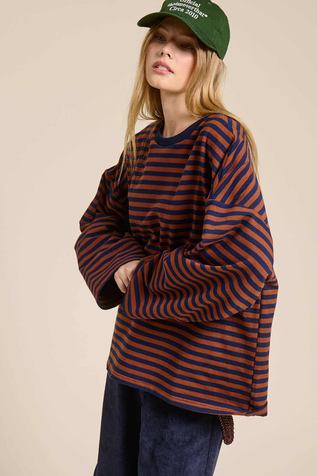 Striped Terry Top MOS23