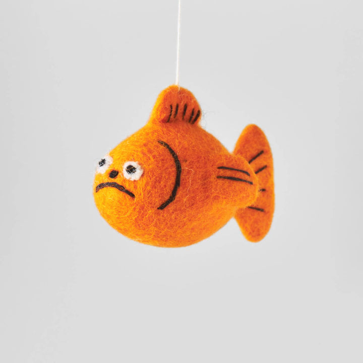 Goldfish Hanging Felt Ornament