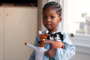 Stuffed Animal Soft Toy - Lilac Giraffe
