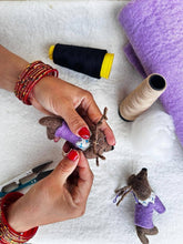 Load image into Gallery viewer, Handmade Felt Rudy Dachshund Dog Christmas Decoration