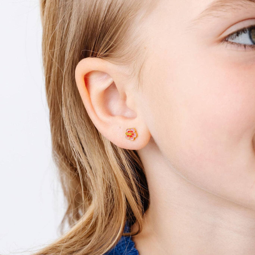 Hibiscus Stud Earrings PP456
