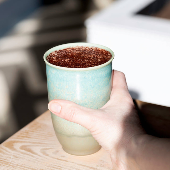 Aurora Ceramic Travel Cup 12oz | Modern Reusable Coffee Mug NV46