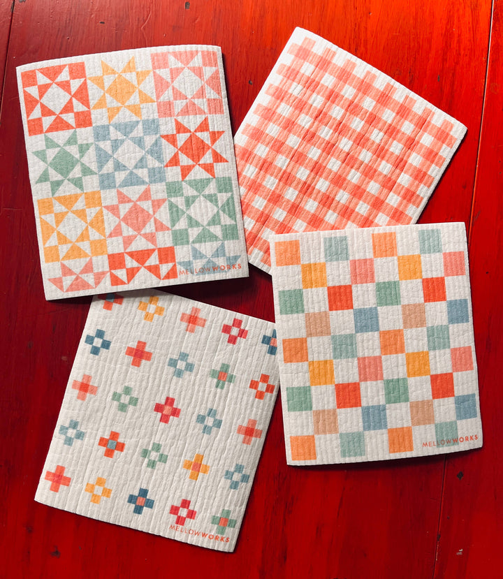 Rainbow Checkers Sponge Cloth MW2